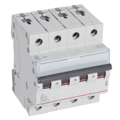 Wyłącznik Nadprądowy S 304 4P B13A 6kA TX3 403416 LEGRAND (403416)
